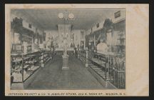 Interior Privett & Co.'s Jewelry Store, 202 Nash St., Wilson, N.C.
